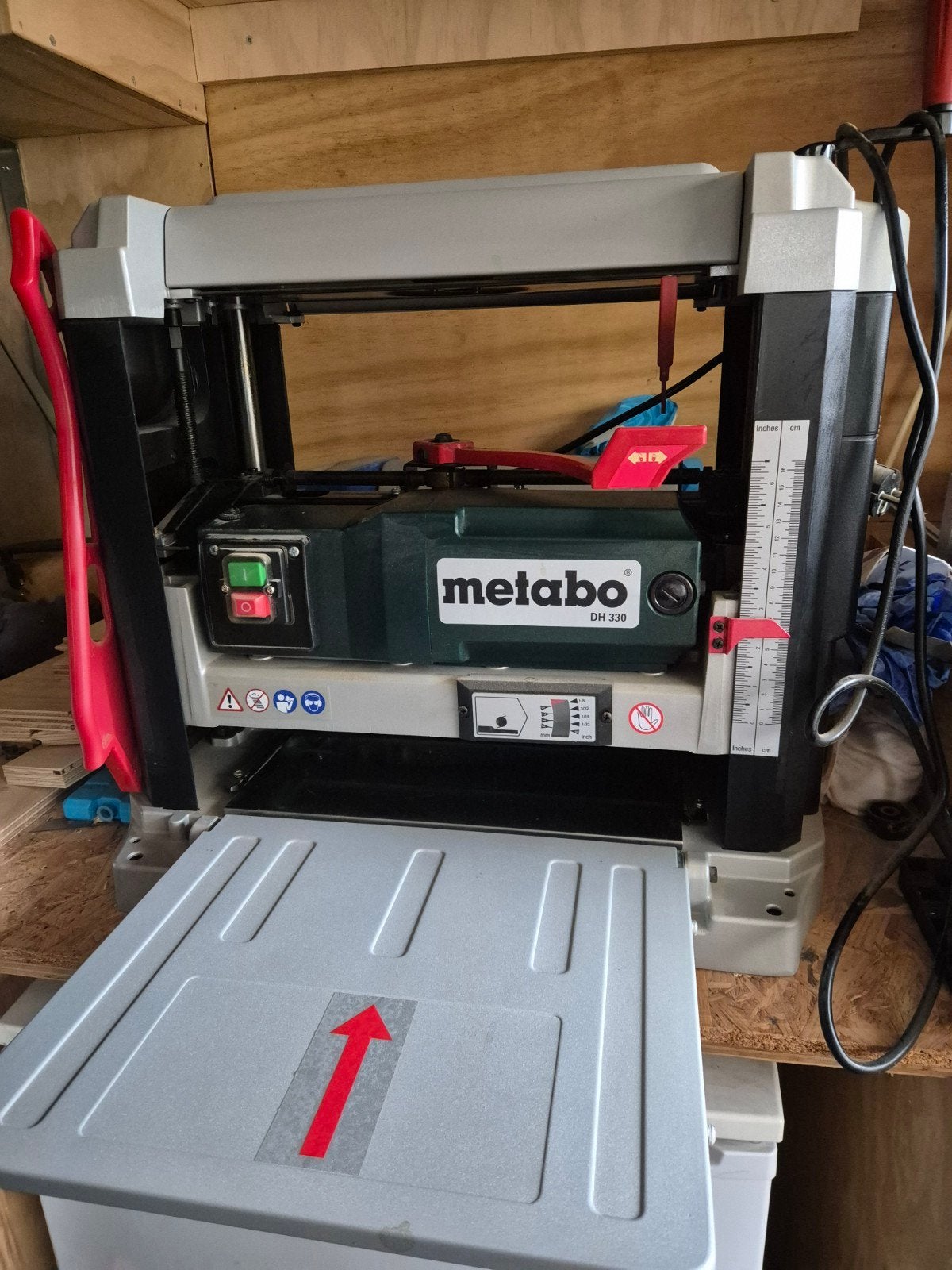 Metabo DH330 Vandiktebank - Krachtige Houtbewerking, Ophalen, Zo goed als nieuw