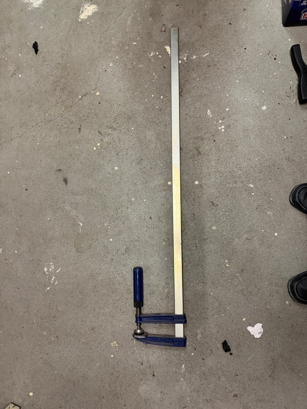 Lijmklem 1 meter, Ophalen of Verzenden, Gebruikt, Klem