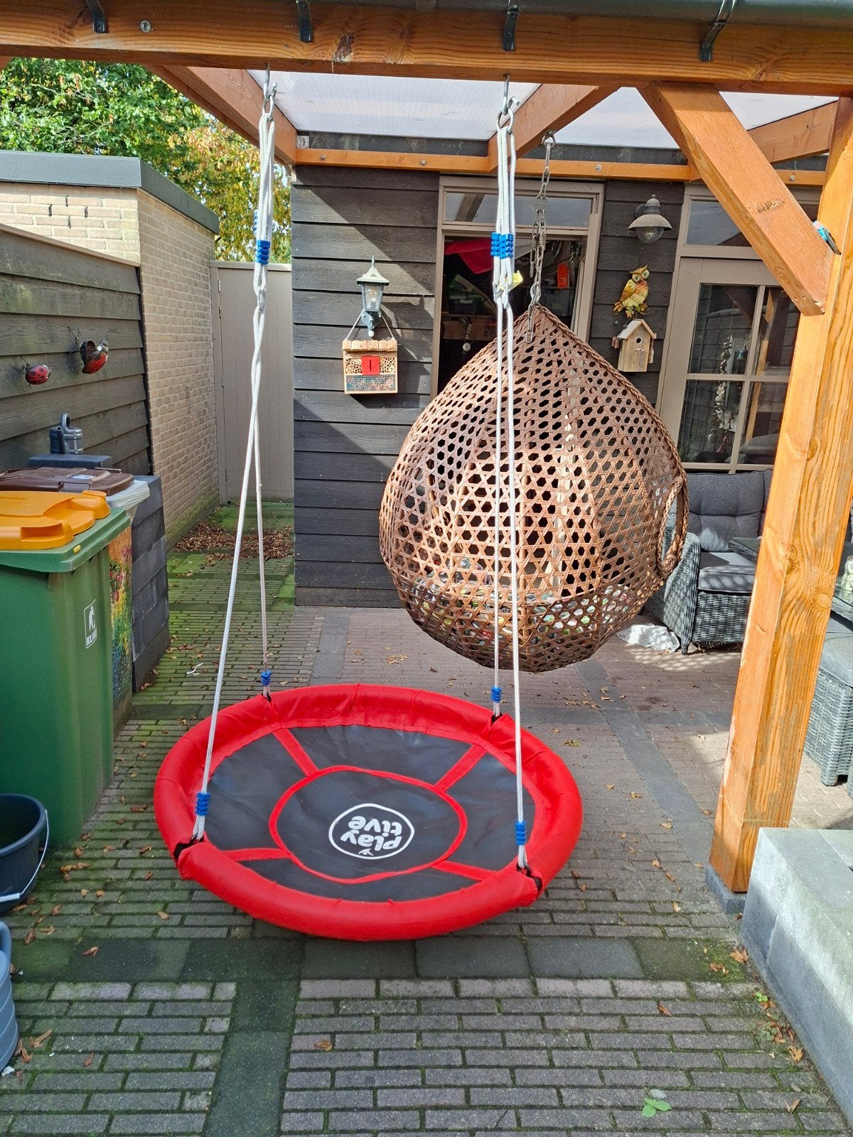 Playtive Schommel - Rond Schommelzitje, Ophalen, Gebruikt, Schommel