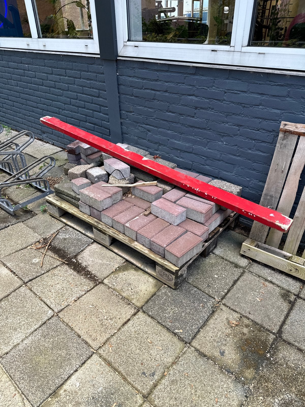 Gebruikte stenen voor tuin of oprit, Tuin en Terras, Tegels en Klinkers, Ophalen, Gebruikt, Klinkers, Minder dan 5 m²