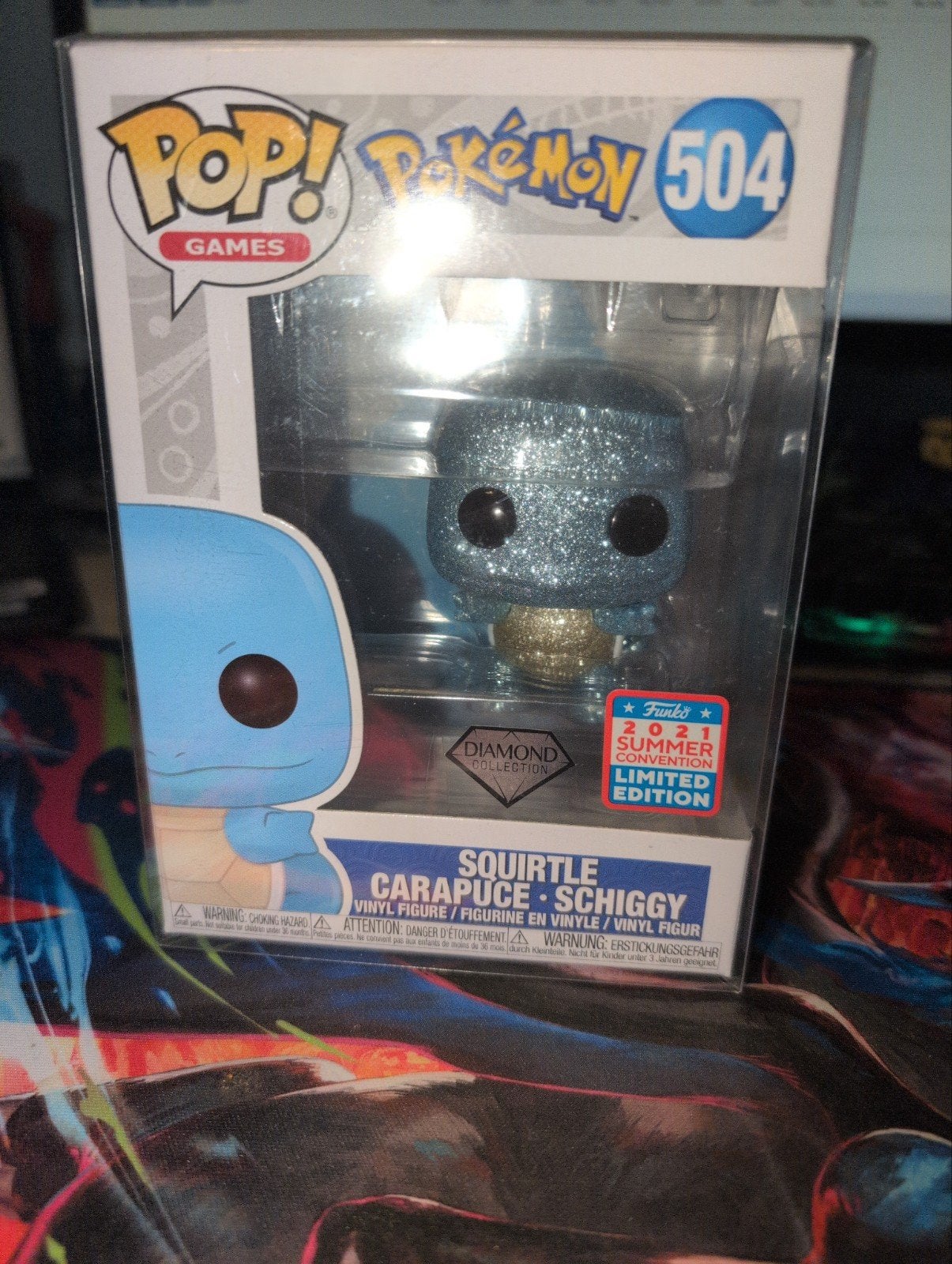 Funko Pop! Pokémon Squirtle Diamond Collection #504, Ophalen of Verzenden, Nieuw