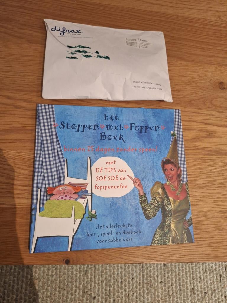 Het Stoppen met Foppen Boek - Speen afleren in 15 dagen, Ophalen, Nieuw