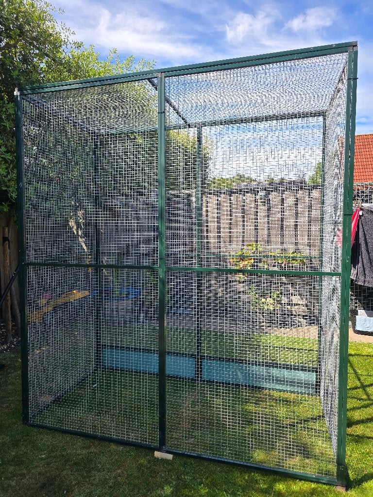 Katten ren / voliere, Ophalen, Gebruikt