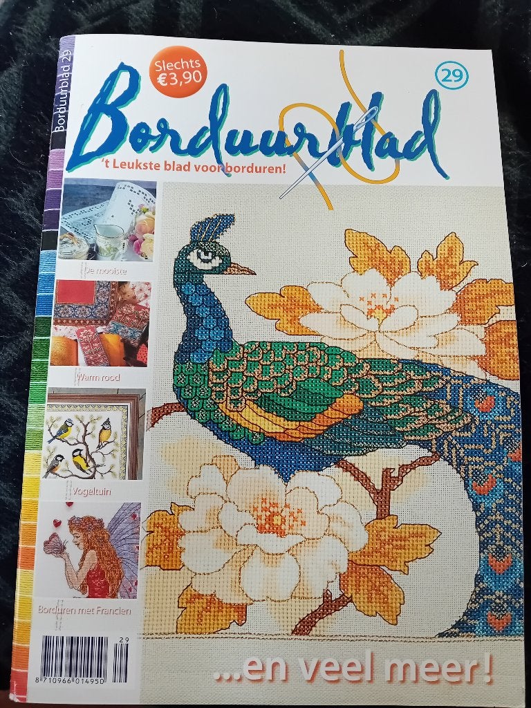 Borduurblad nr. 29, Hobby en Vrije tijd, Borduren en Borduurmachines, Ophalen of Verzenden, Zo goed als nieuw, Patroon