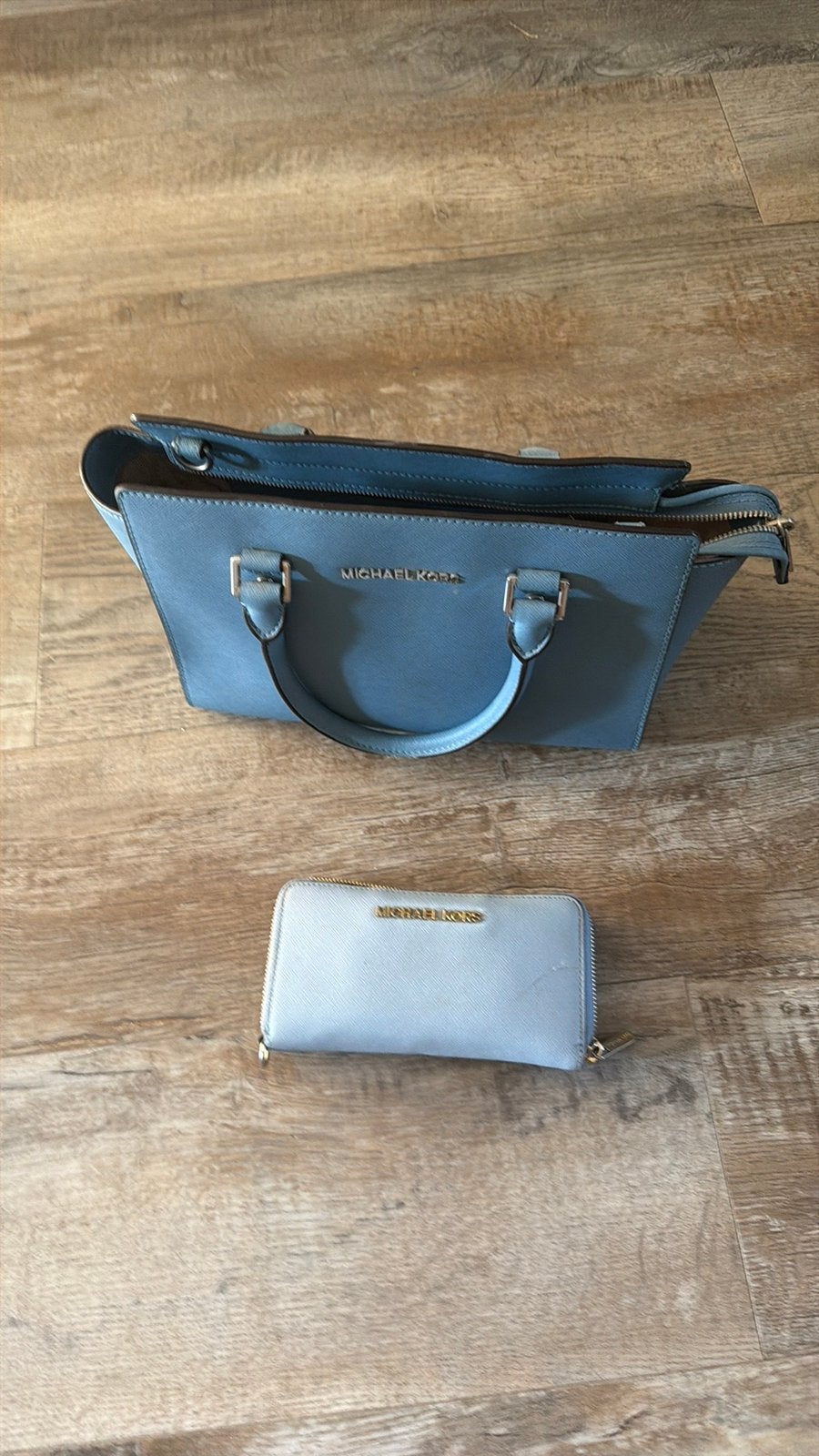 Michael Kors damestas met portemonnee, Sieraden, Tassen en Uiterlijk, Ophalen of Verzenden, Zwart, Handtas