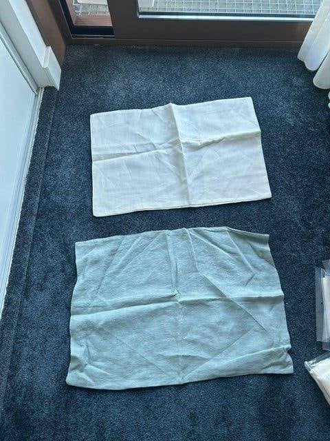 Dommelin 2 Kussenslopen 100% LINNEN, Huis en Inrichting, Slaapkamer | Beddengoed, Overige kleuren, Overige maten, Hoeslaken of Sloop