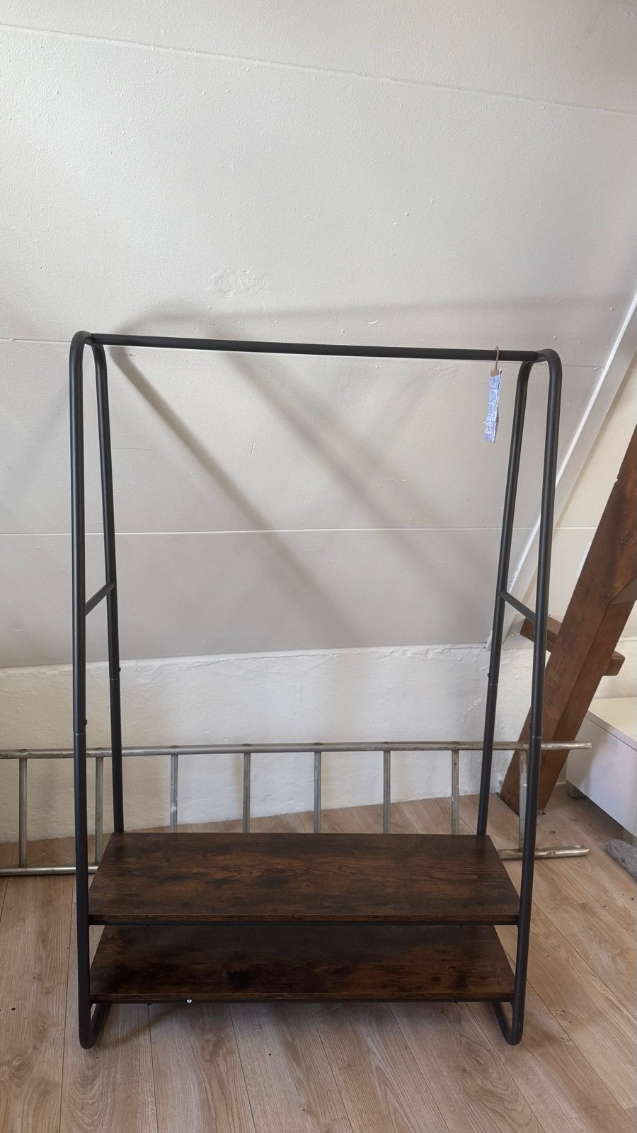Kledingrek met 2 planken - 100x45x160 cm, Ophalen of Verzenden, Zo goed als nieuw