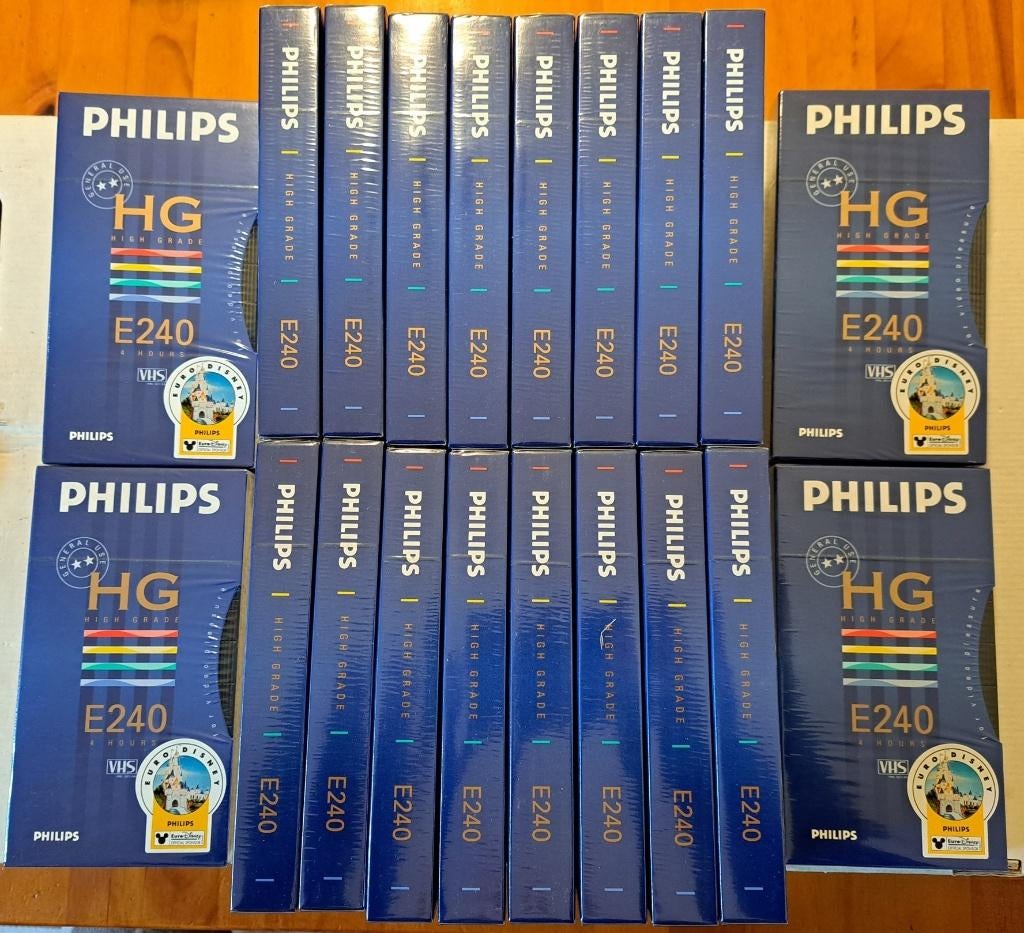 Philips VHS HG E240 min gesealde videobanden te koop!, Alle leeftijden, Ophalen of Verzenden, Nieuw in verpakking, Overige genres
