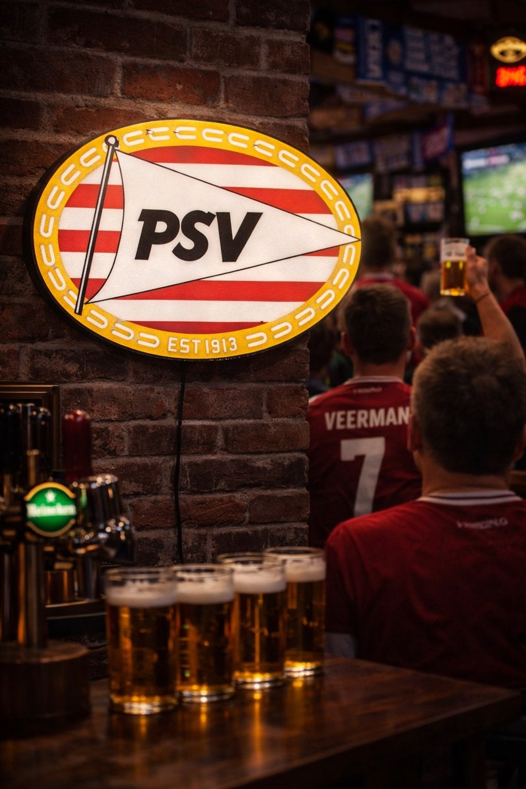 Nieuwe 3D geprinte PSV lamp, Ophalen of Verzenden, Nieuw