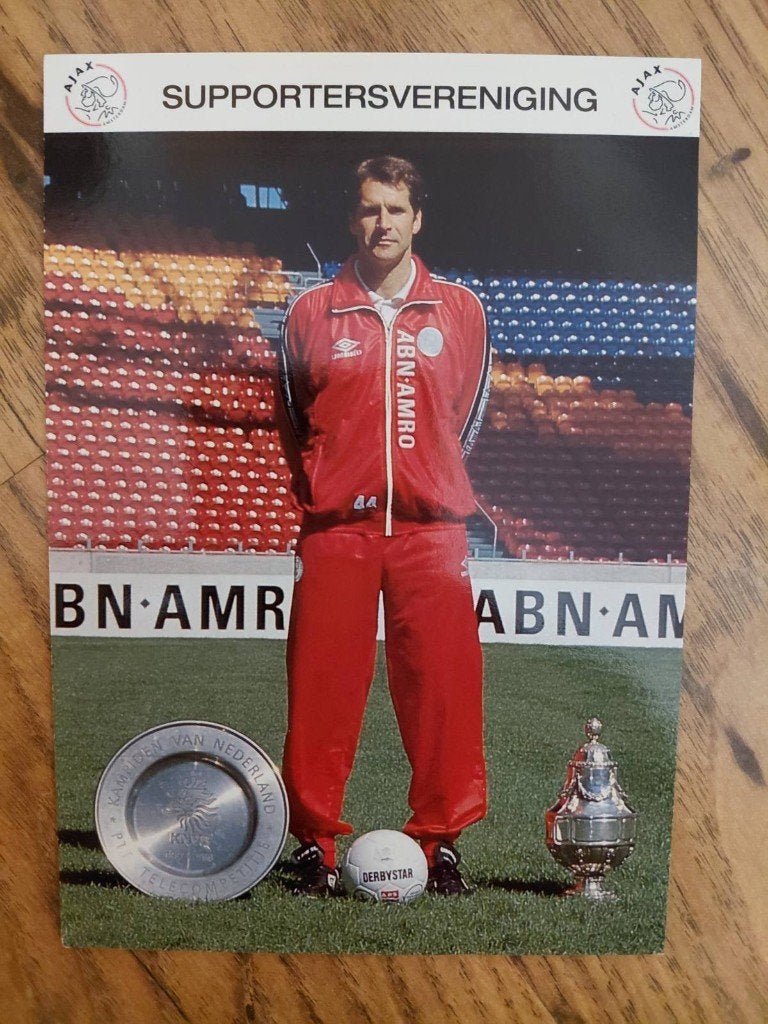 GEZOCHT! WANTED! Ajax spelerskaarten 1998-99 staff members, Verzamelen, Verzenden, Zo goed als nieuw, Ajax, Spelerskaart