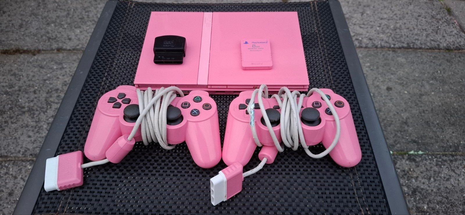Roze Playstation 2, Spelcomputers en Games, Ophalen of Verzenden