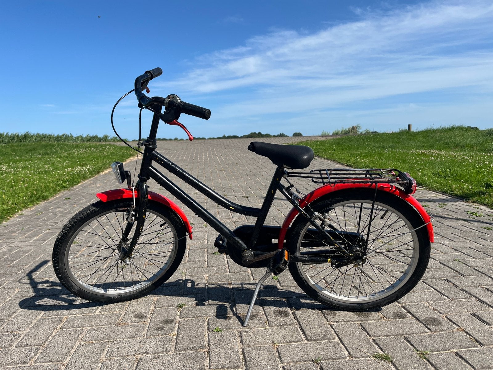 Fiets 18 inch 5 tot 7 jaar, Ophalen, Gebruikt, Terugtraprem
