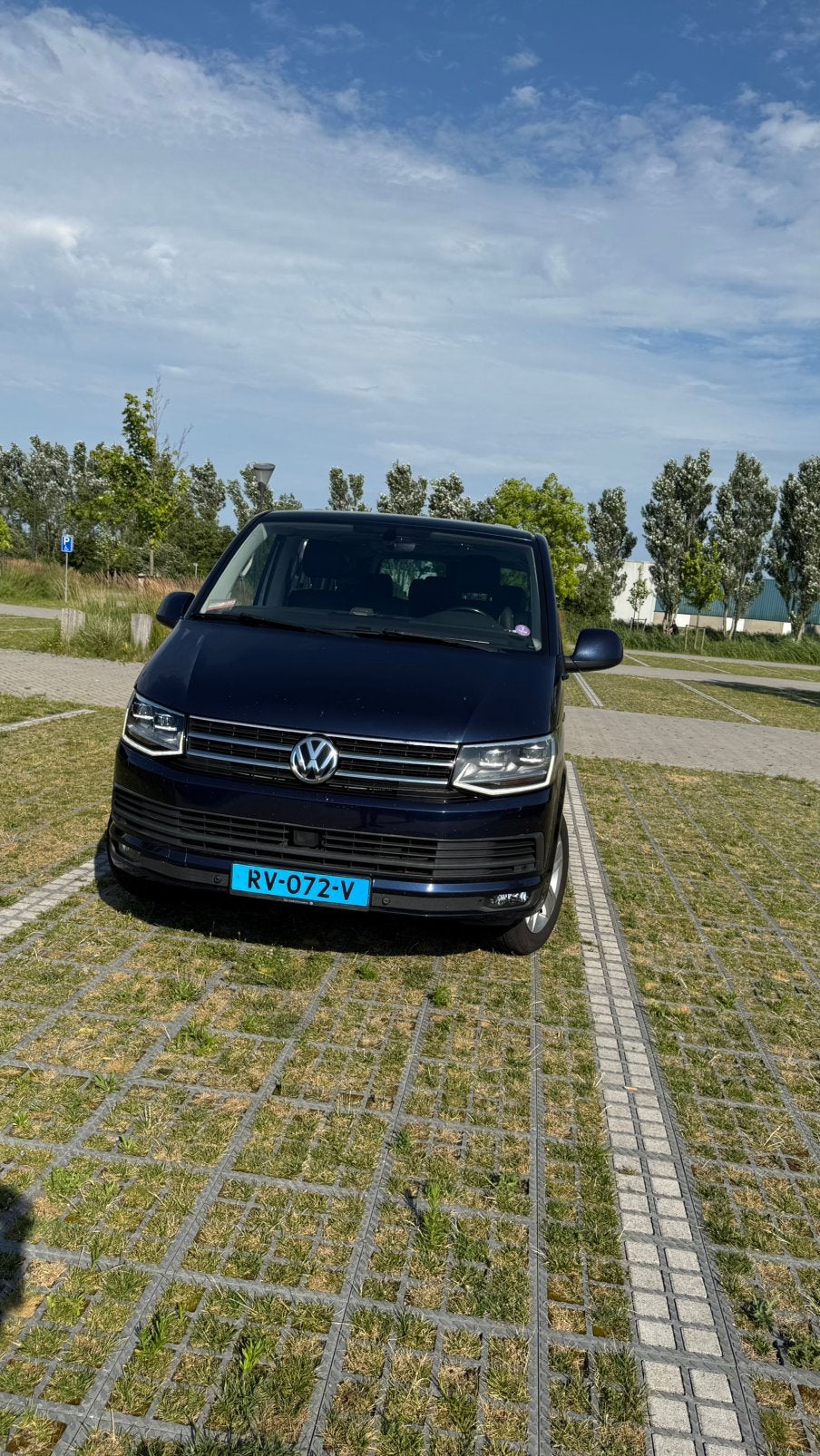 Volkswagen Transporter T6 Highline 2.0 TSI DSG 4Motion 204PK, Overige carrosserieën, Blauw, 2500 kg, 9 stoelen