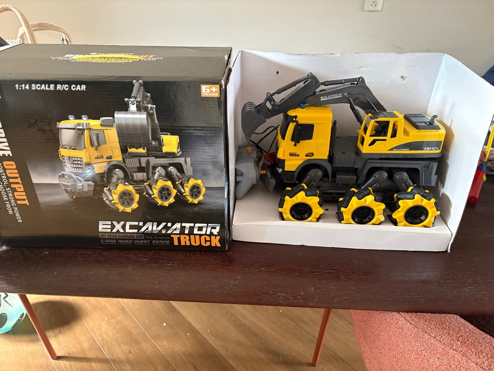 Bestuurbare Graafmachine Truck 1:14 - Z.G.A.N.!, Ophalen of Verzenden, Zo goed als nieuw