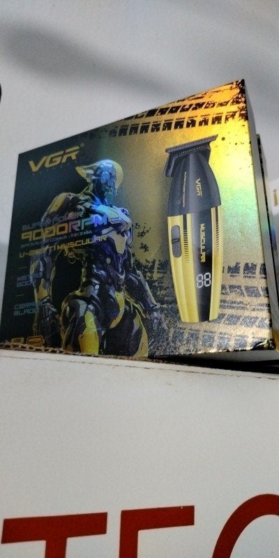VGR Muscular Trimmer - Professionele Haar- en Baardtrimmer, Ophalen of Verzenden, Nieuw