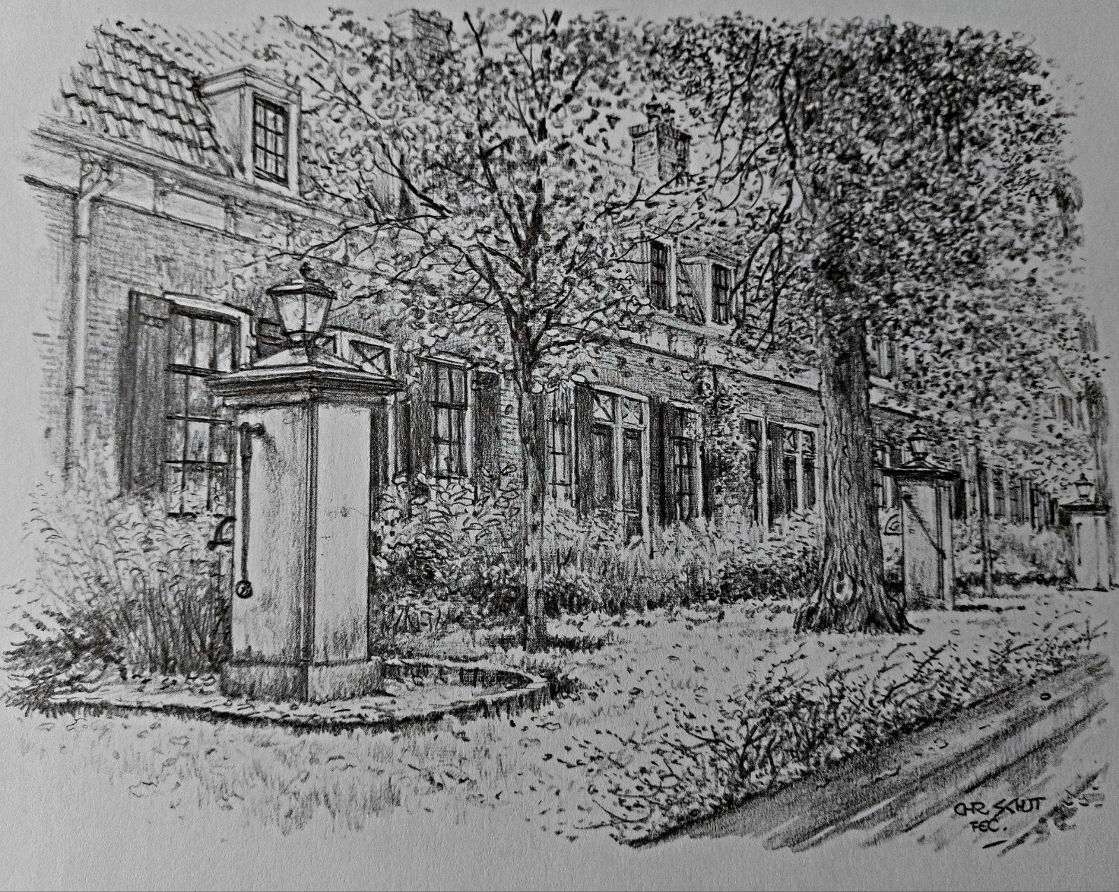 hofje Eleemosynae .... Utrecht  ..., Ophalen of Verzenden