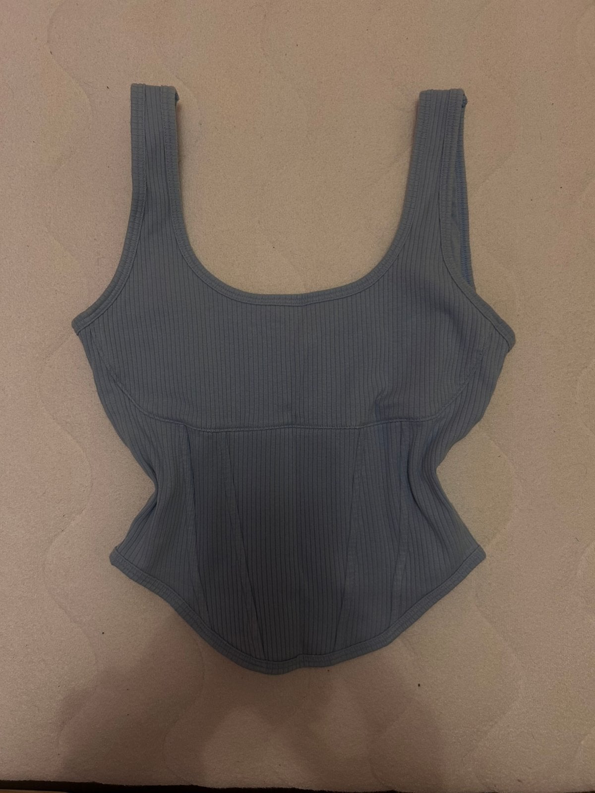 Victoria’s Secret Baby Blue Tank Top / S, Ophalen, Blauw, Nieuw, Korte mouw