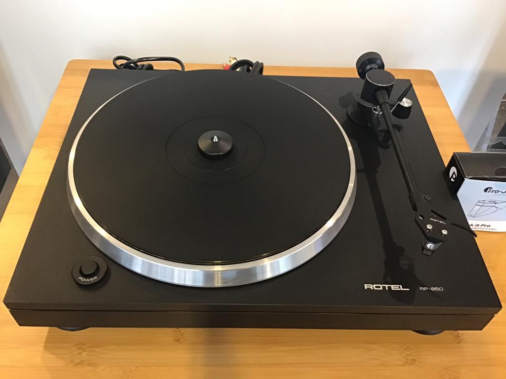 ROTEL RP850 draaitafel met nieuw element., Ophalen, Refurbished, Platenspeler, Overige merken