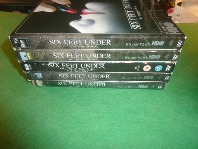 Six feet under Serie 1, 2, 3 4 en 5 Dvd, Engels, Verzenden, Alle leeftijden, Nederlands