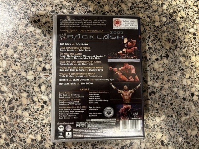 WWE Backlash 2003, Engels, Overige typen, Ophalen of Verzenden, Zo goed als nieuw