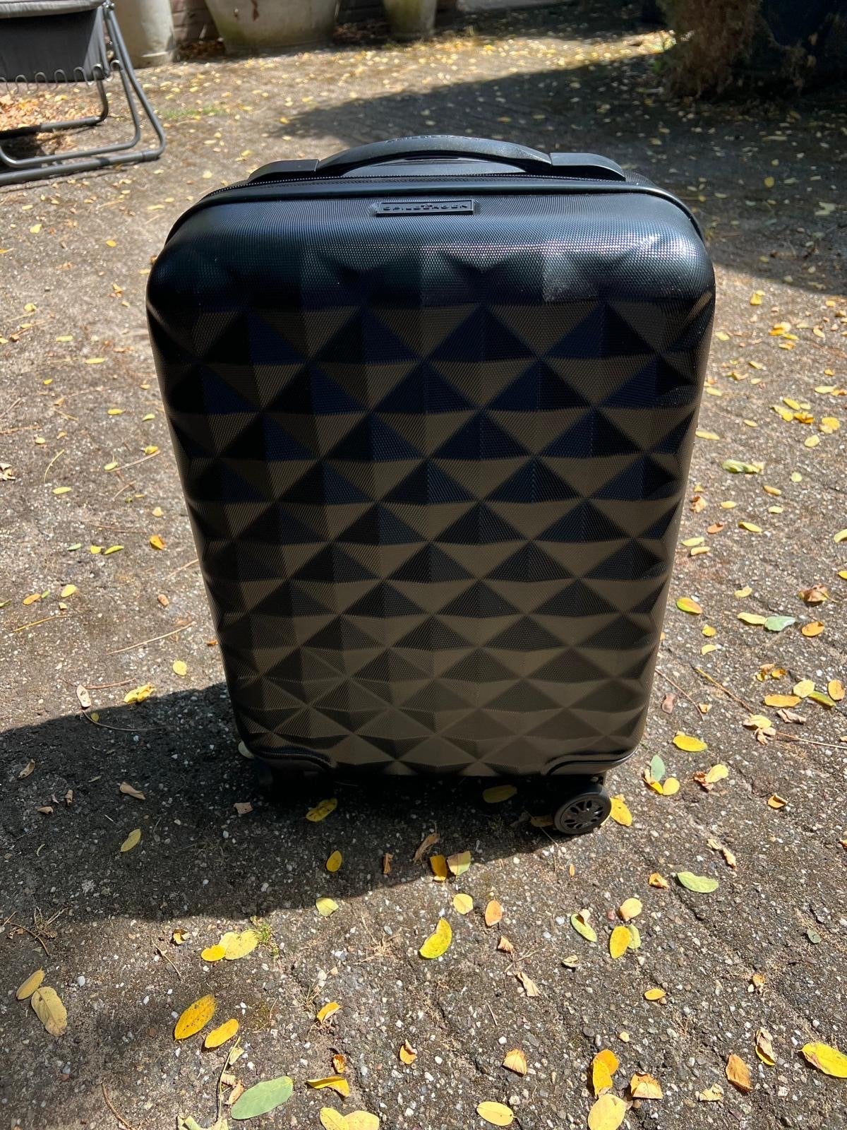 Reiskoffertje op wieltjes - 50x34x20cm, Ophalen, 50 tot 60 cm, Hard kunststof, Zo goed als nieuw