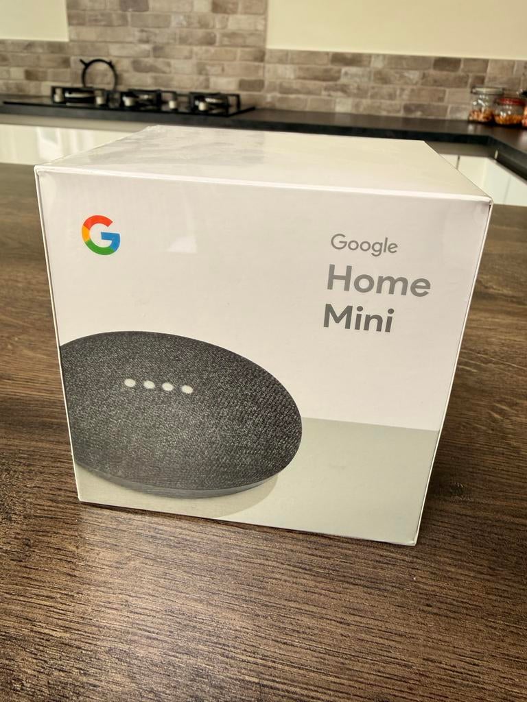 Google Home Mini - Nieuw in doos, Ophalen of Verzenden, Zo goed als nieuw