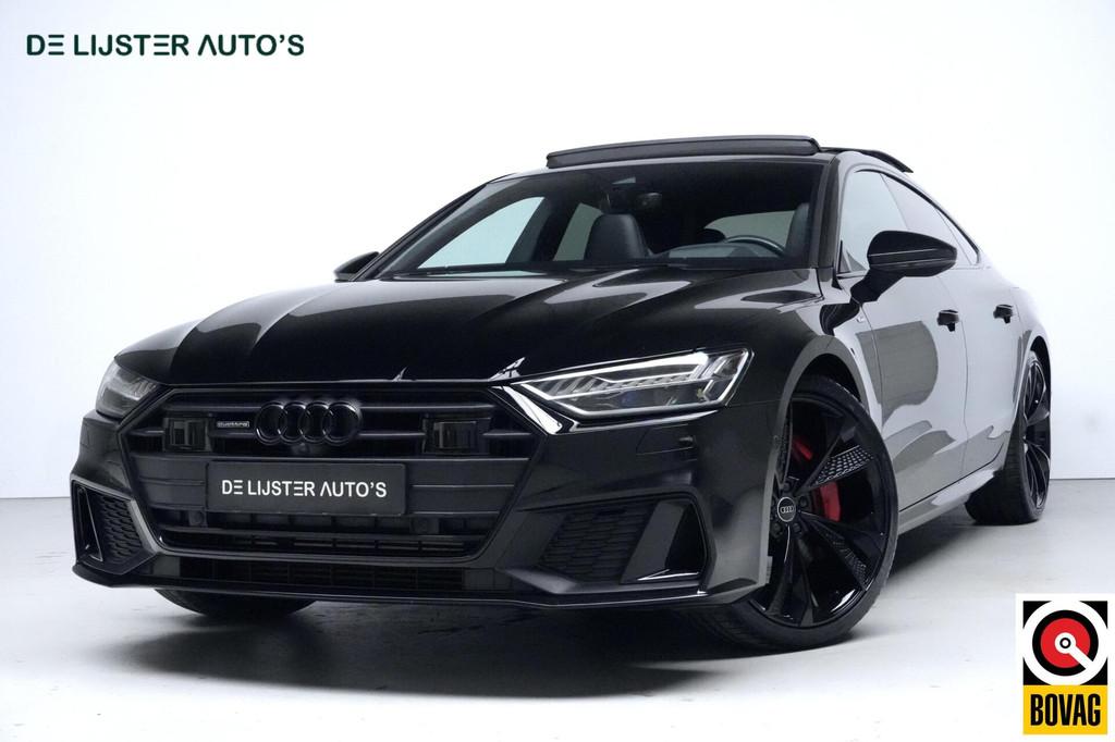 Audi A7 Sportback 55 TFSI e 3X S Line quattro Competition S7, Auto's, Audi, Gebruikt, 4 cilinders, Zwart, Bedrijf