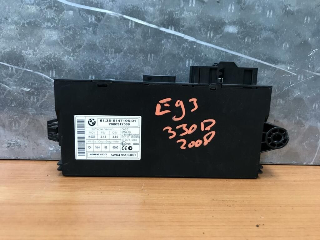 CAS-module origineel BMW 3-serie 61359147196-01, Gebruikt, -, -, Ophalen of Verzenden
