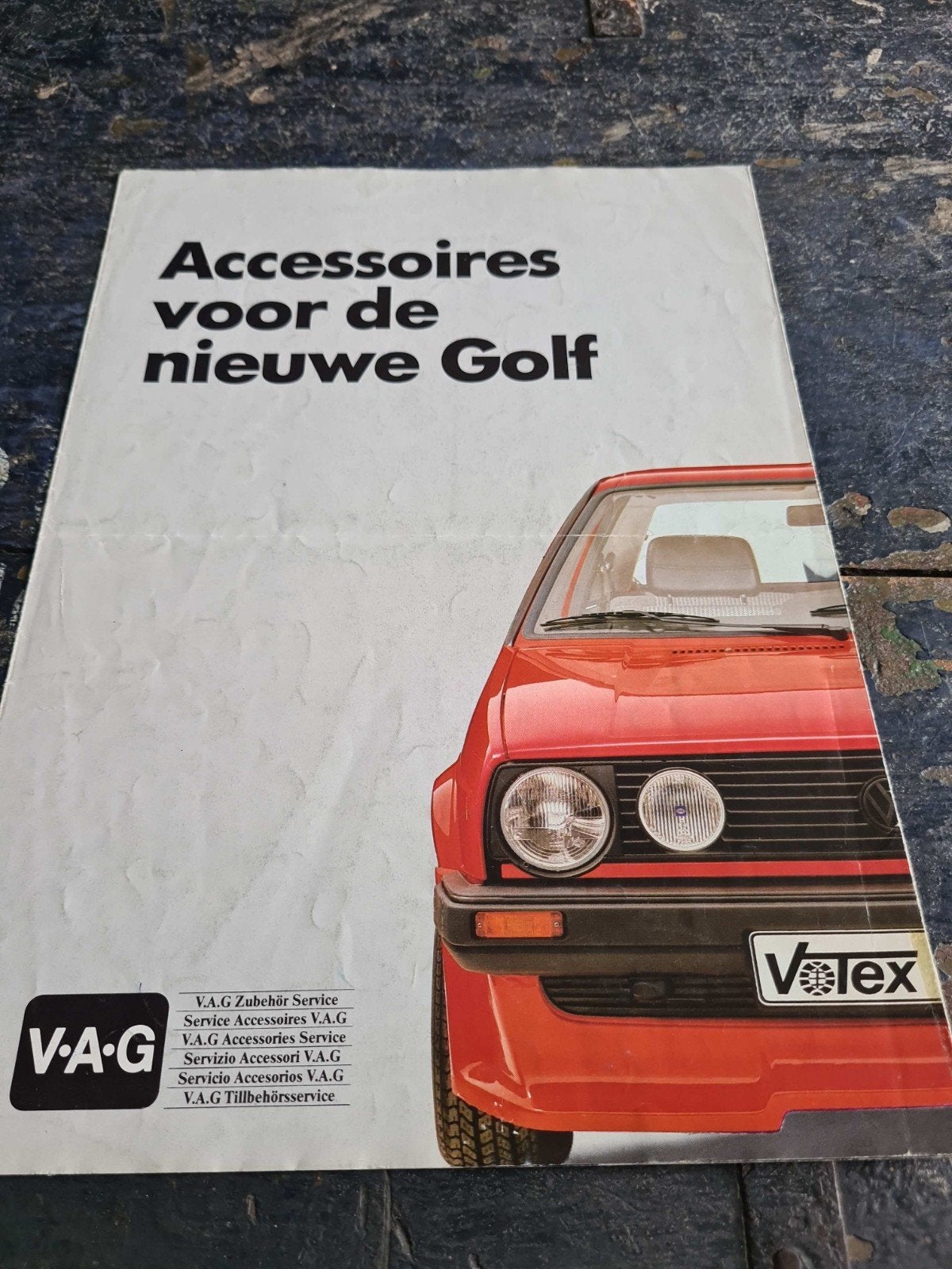 Volkswagen Golf accessoires  1983, Ophalen of Verzenden, Gelezen, Volkswagen
