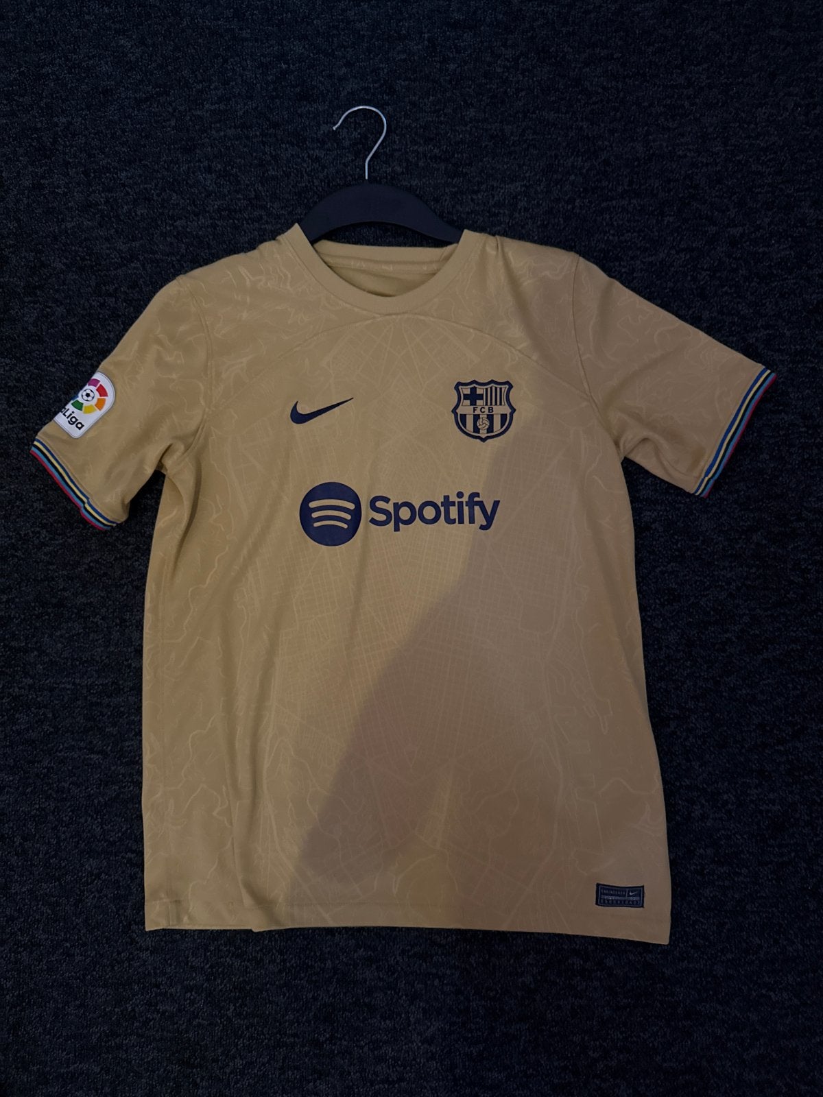 FC Barcelona uitshirt 2022/2023 Lewandowski #9, Maat M, Verzenden, Zo goed als nieuw, Shirt