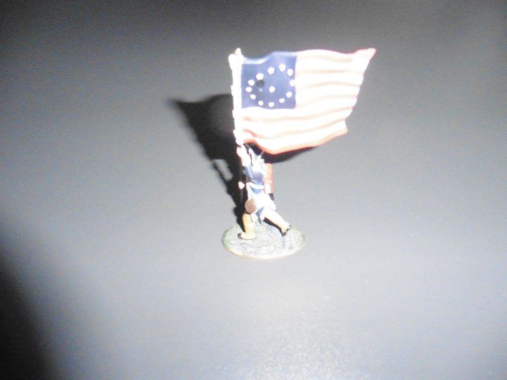 King & Country AR12, N.Y. Regt Flagbearer., Verzamelen, Ophalen of Verzenden, Landmacht, Amerika, Miniatuur of Beeldje
