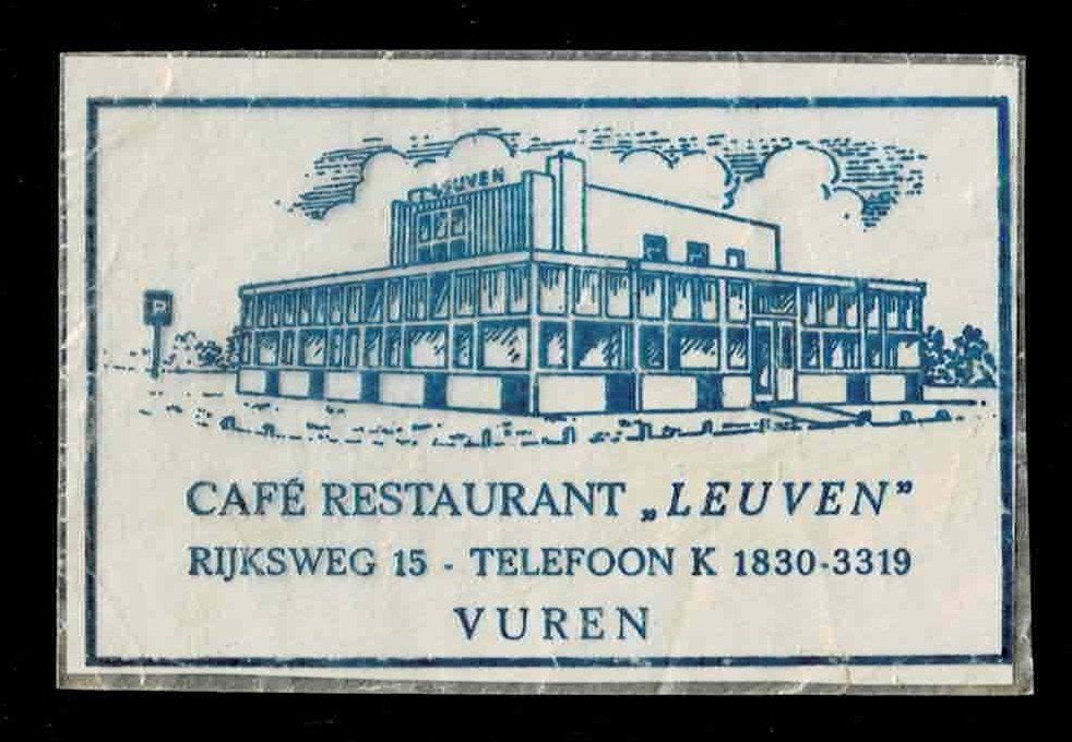 suikerzakje 1437 Leuven in Vuren (doorzichtig zakje), Verzamelen, Ophalen of Verzenden, Nederland