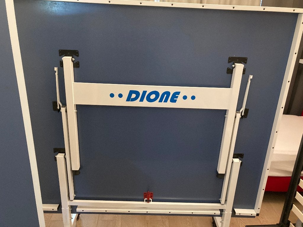 Dione S400i Tafeltennistafel - Inklapbaar en Verrijdbaar, Ophalen, Gebruikt, Tafel Indoor, Inklapbaar