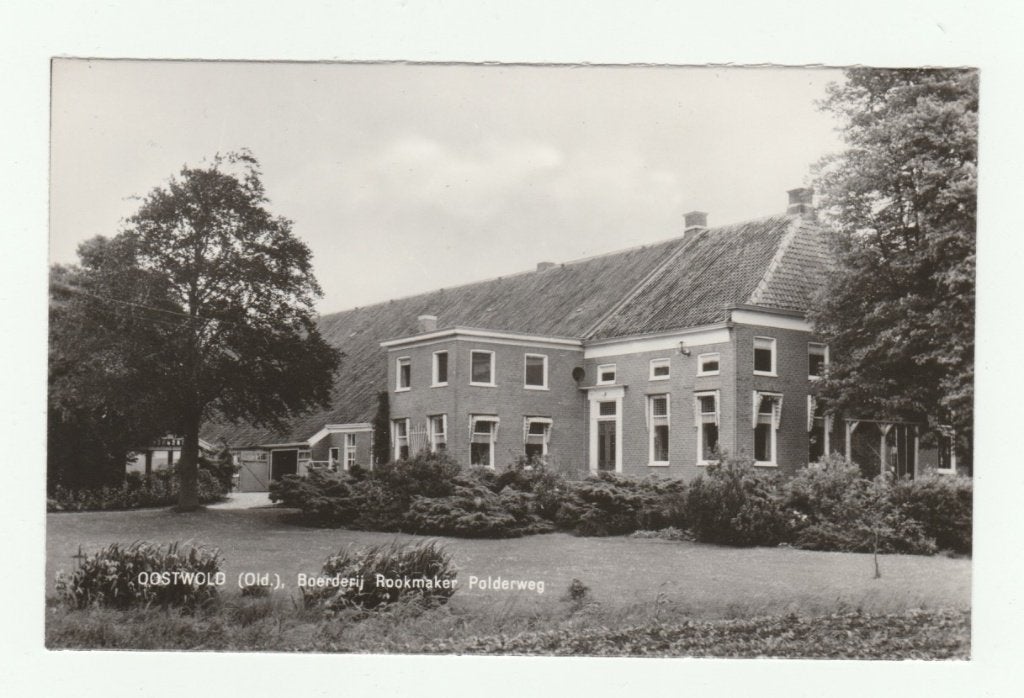 Oostwold (Oldambt, bij Midw) - Boerderij Rookmaker Polderweg, Ophalen of Verzenden, 1960 tot 1980, Ongelopen, Groningen