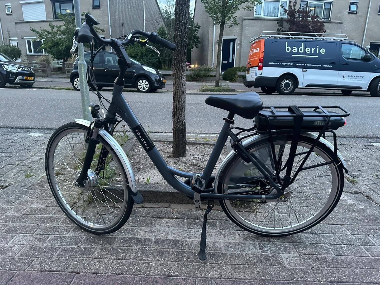Fongers elektrische fiets - Zo goed als nieuw, Zo goed als nieuw, 47 tot 51 cm, 50 km per accu of meer, Ophalen