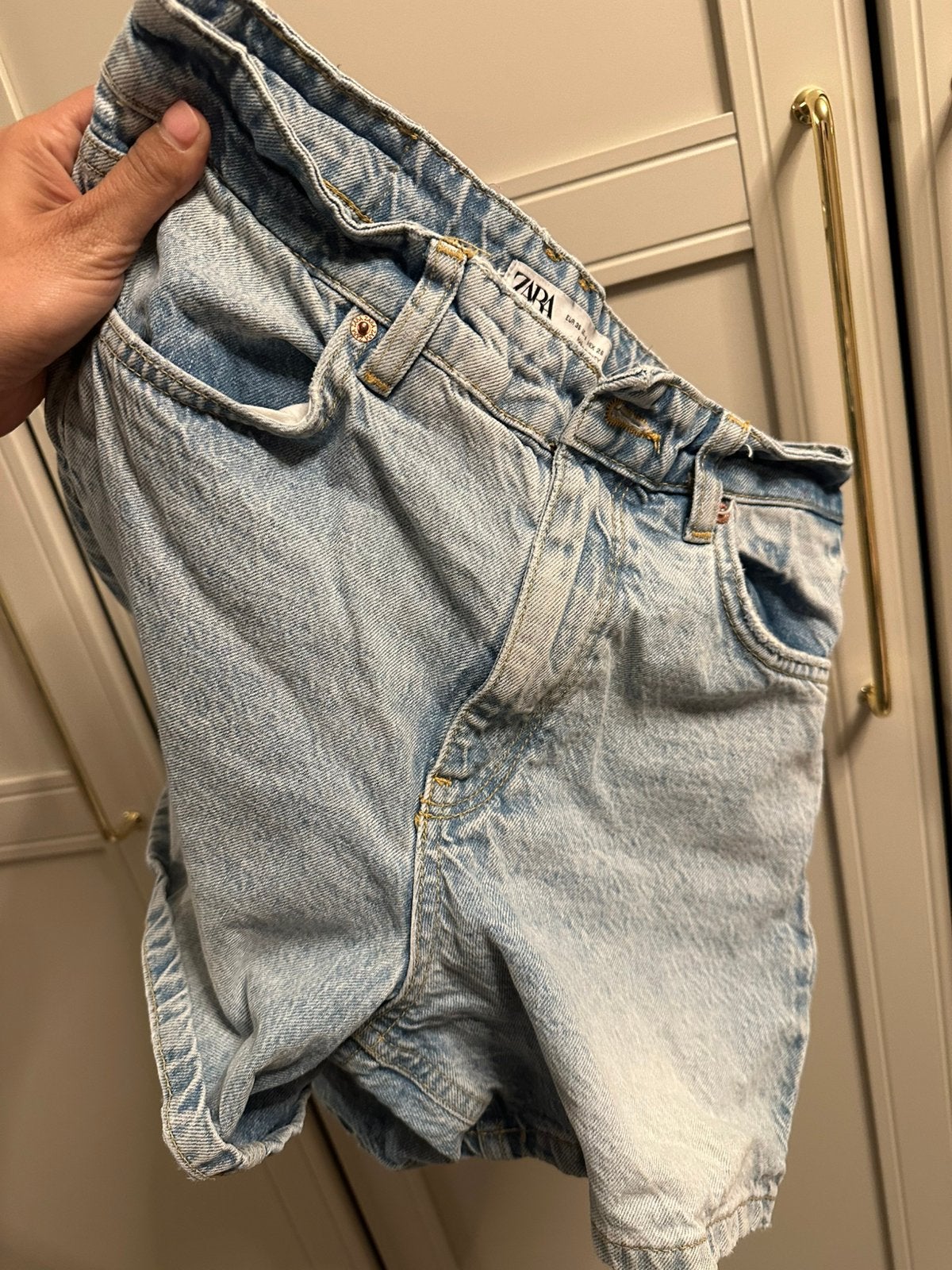 Zara short korte broek spijkerbroek 36, Ophalen of Verzenden, Nieuw, Blauw, W28 - W29 (confectie 36)