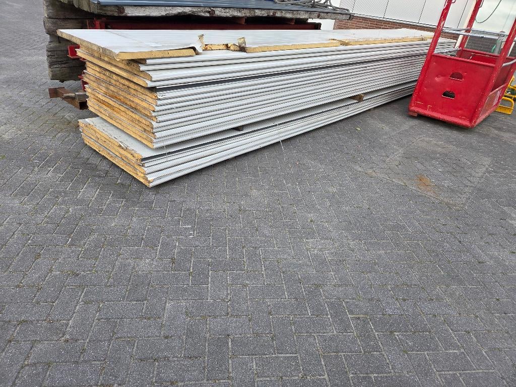 Sandwich panelen, Doe-het-zelf en Verbouw, Platen en Panelen, Ophalen, Gebruikt, Overige materialen, 20 tot 50 mm