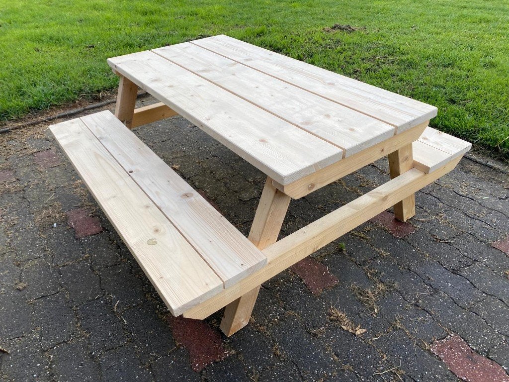 Kinder picknicktafel, Tuin en Terras, Kinderpicknicktafel, Nieuw, Ophalen of Verzenden, Rechthoekig