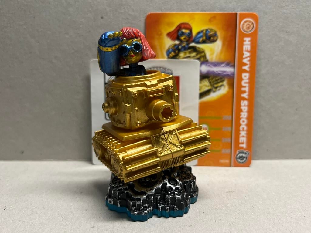 Skylanders Swap Force Heavy Duty Sprocket mét kaart & sticke, Spelcomputers en Games, Games | Nintendo Wii U, Zo goed als nieuw