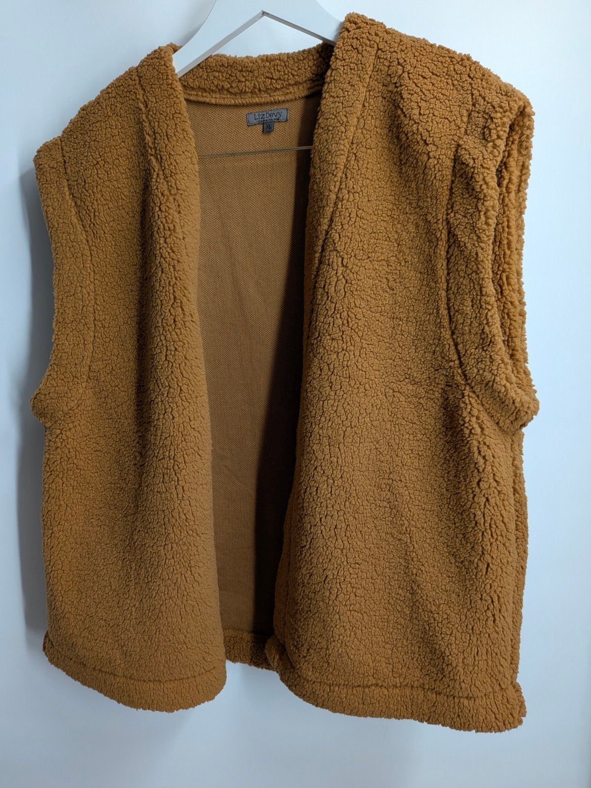 LizDevy Teddy Gilet - Maat XL - Zo goed als nieuw, LizDevy, Bruin, Maat 42/44 (L), Ophalen of Verzenden