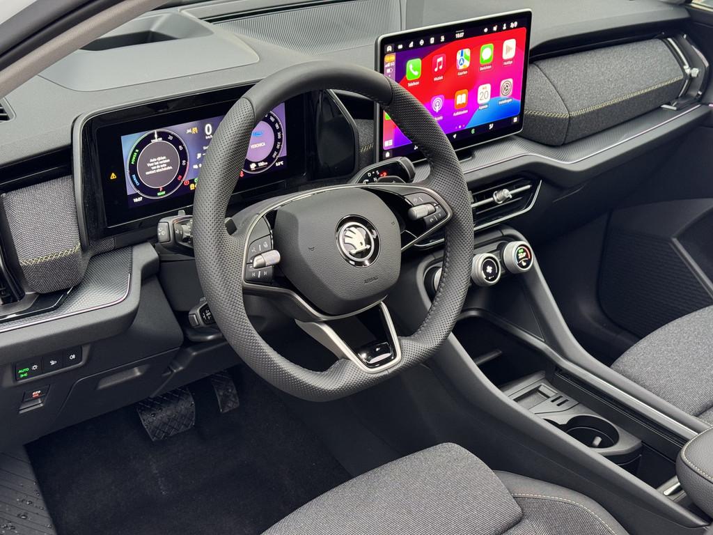Skoda Kodiaq 1.5 TSI PHEV Business Edition | Trekhaak | Head, Auto's, Verwarming stoelen achter, Stof, 4 cilinders, Wit