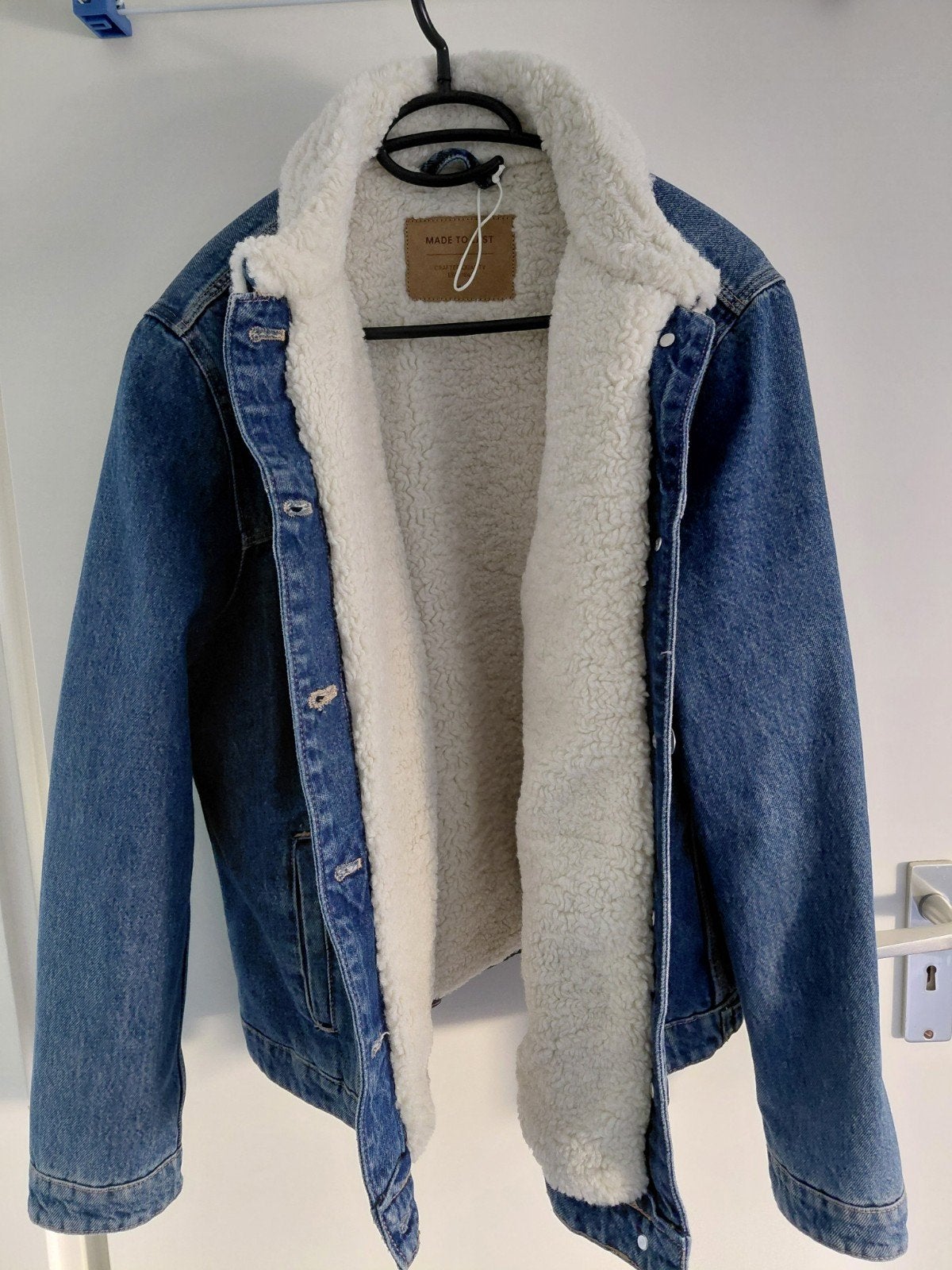 nieuwe jas spijkerjack met teddy voering C &A maat XL 10 eu, Blauw, Maat 46/48 (XL) of groter, Nieuw, Ophalen of Verzenden