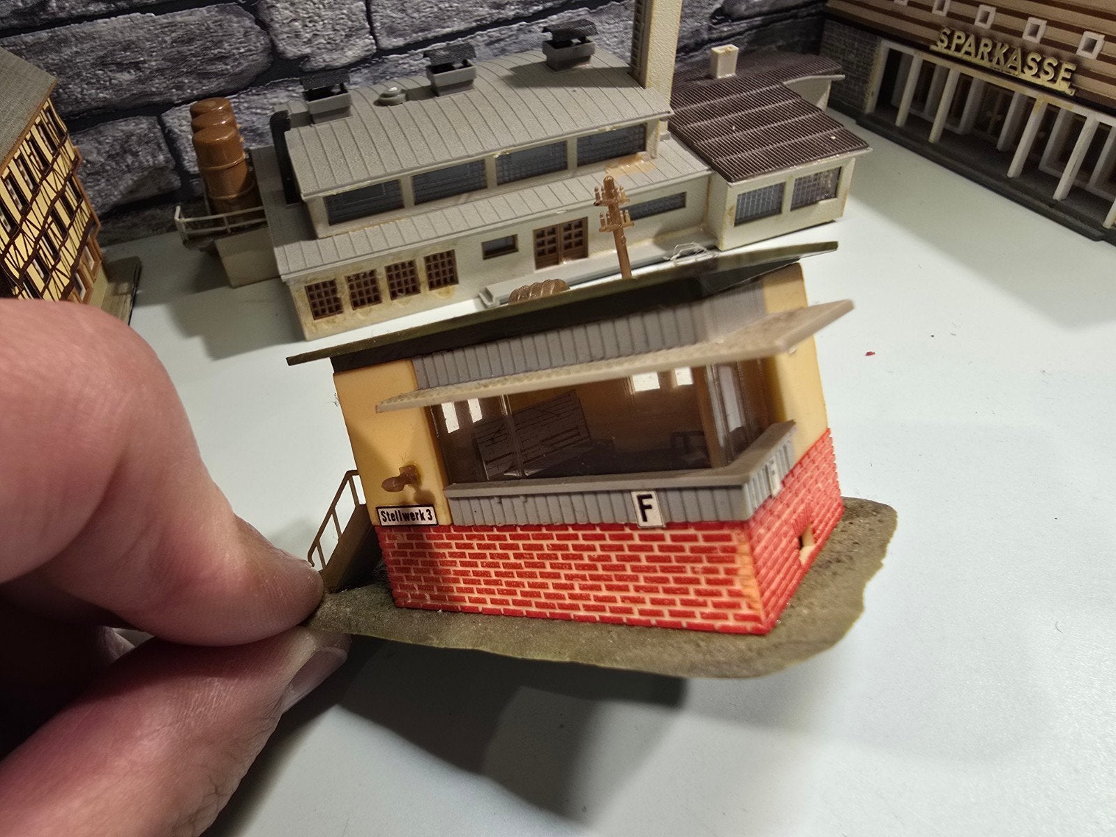 arnold rapido seinhuis N spoor trein 1:160, Arnold, Gebruikt, Ophalen of Verzenden, Gelijkstroom