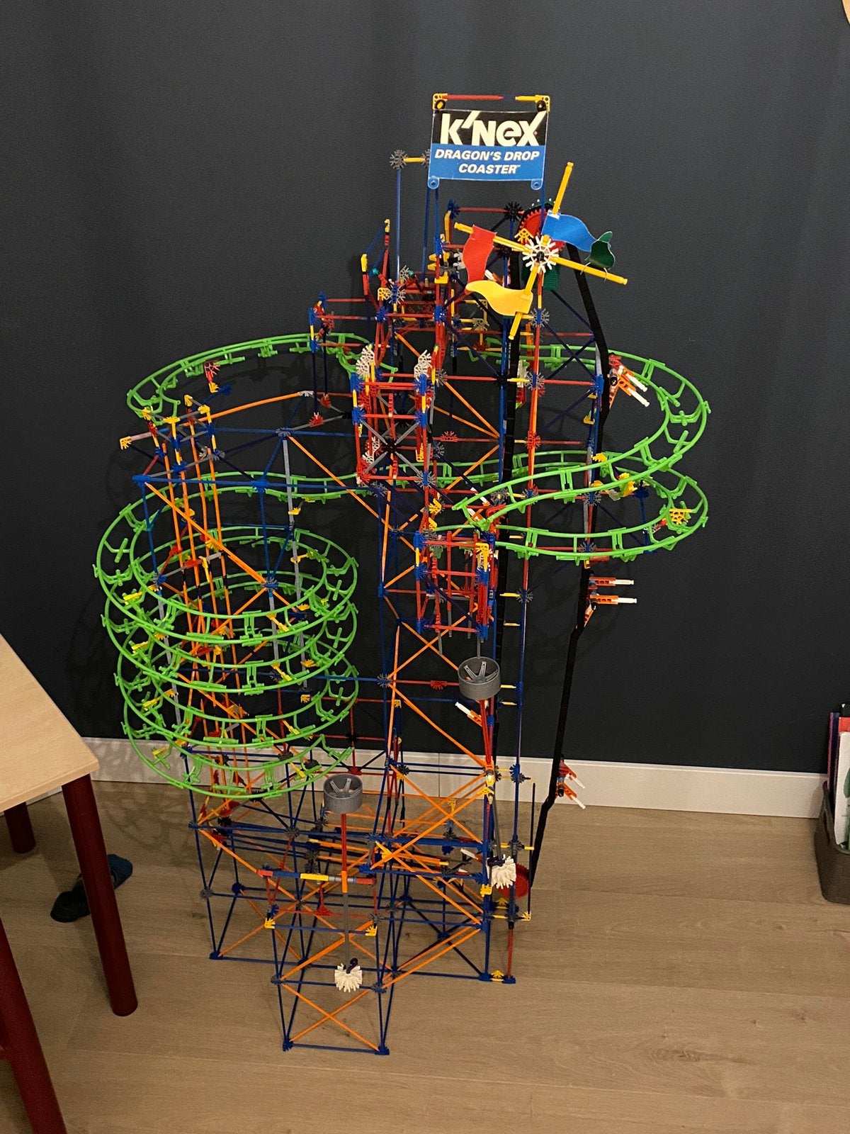 Knex achtbaan, Ophalen, Gebruikt, K'nex