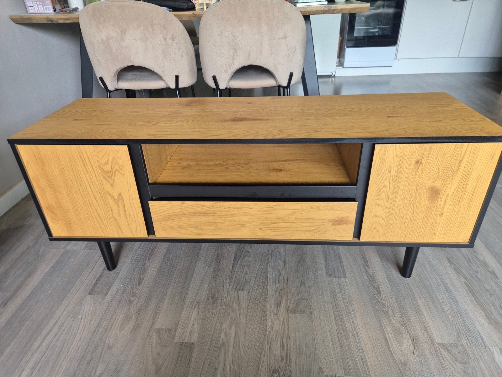 Dressoir, Ophalen, 100 tot 150 cm, Zo goed als nieuw, Minder dan 100 cm