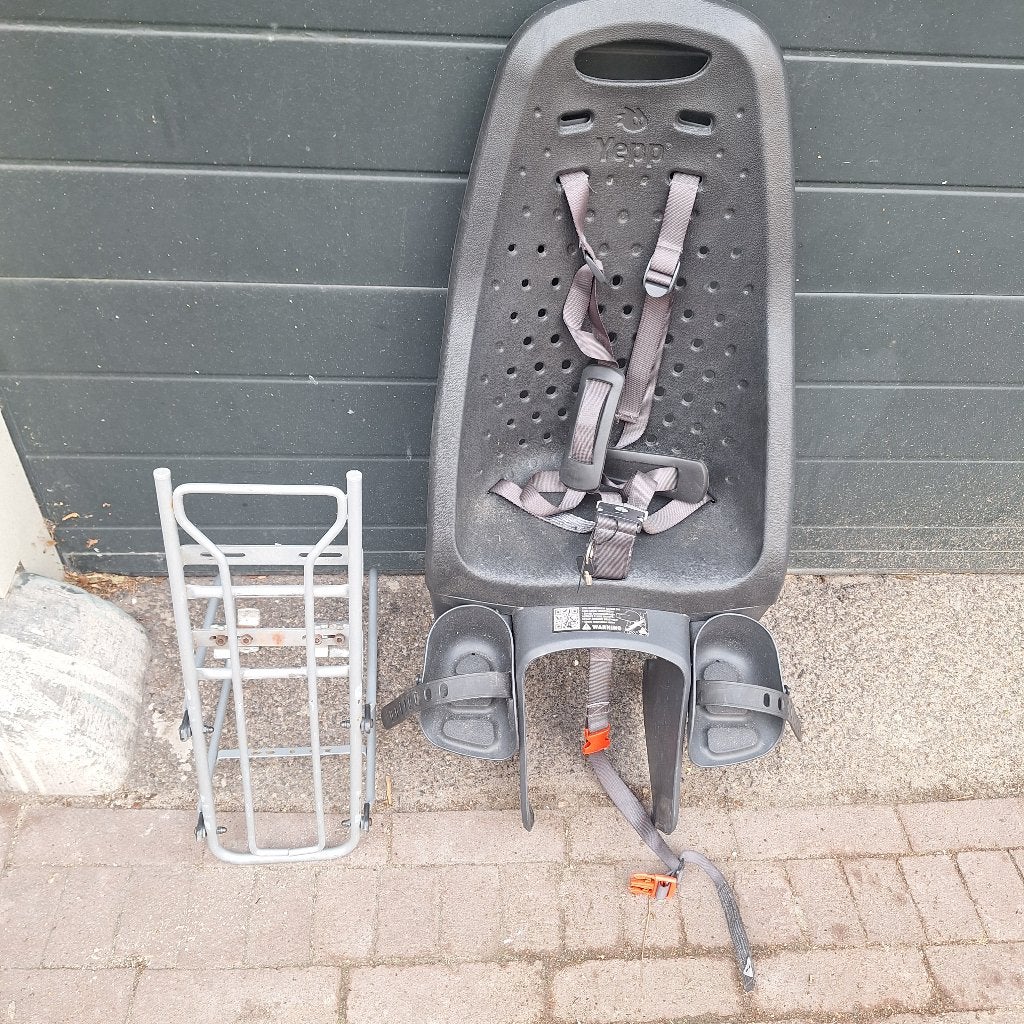 Yepp Fietszitje / Achterzitje incl. Yepp Easyfit Carrier, Ophalen, Gebruikt, Yepp, -