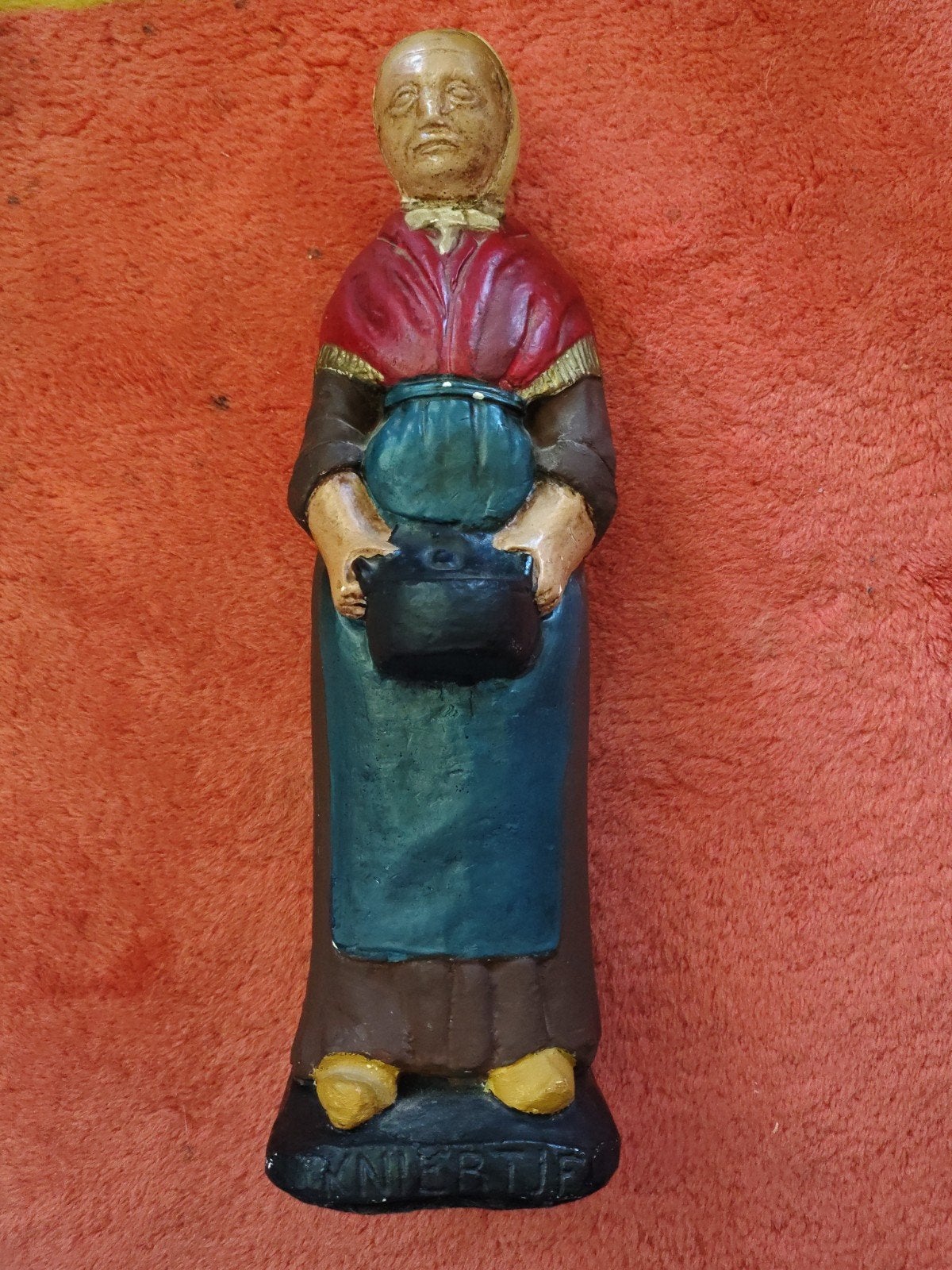Kniertje - Handgeschilderd - Authentieke Klederdrach, Ophalen of Verzenden