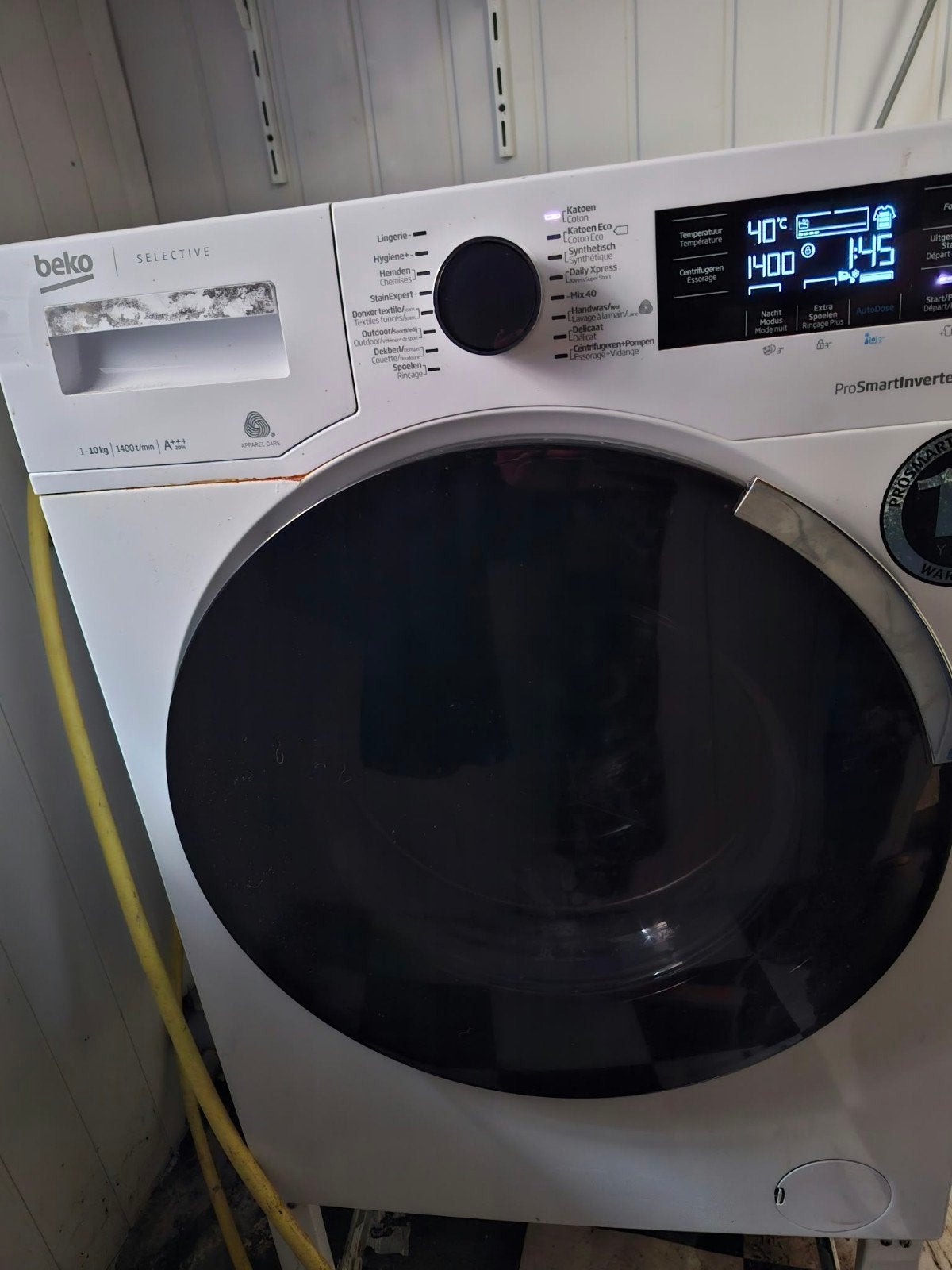 te koop Beko WTE 10734 XD0S wasmachine 10kg 1400 toeren, Ophalen, 1200 tot 1600 toeren, Gebruikt, 10 kg of meer