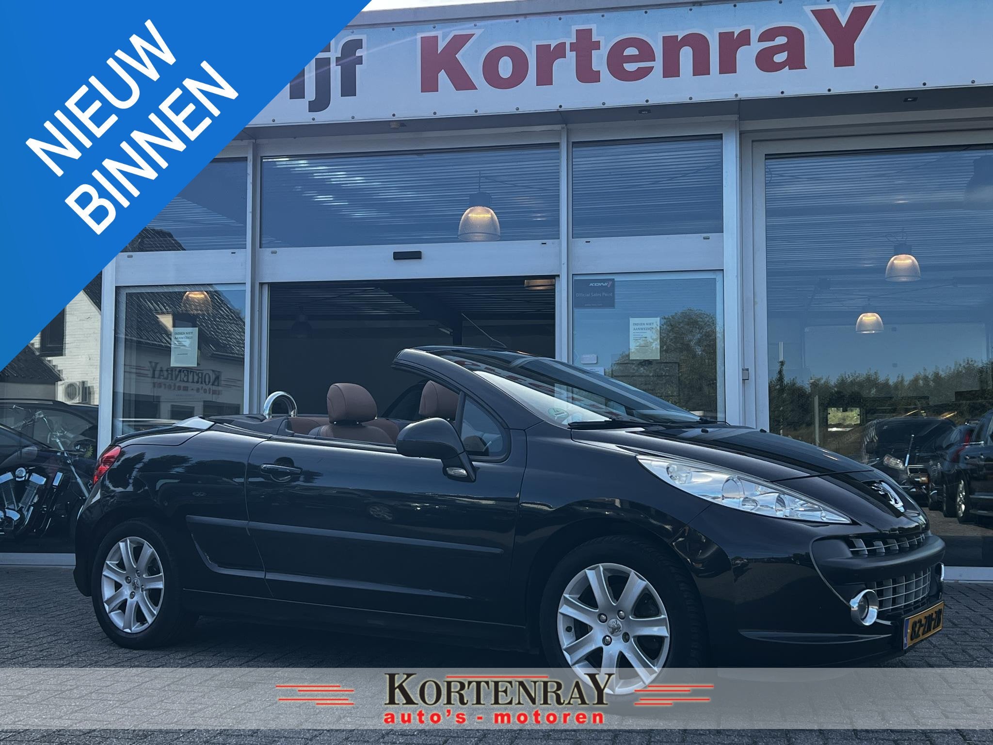 Peugeot 207 CC 1.6 VTi airco,leer,cruise-control Enz!, Auto's, Voorwielaandrijving, Gebruikt, 4 cilinders, Cabriolet