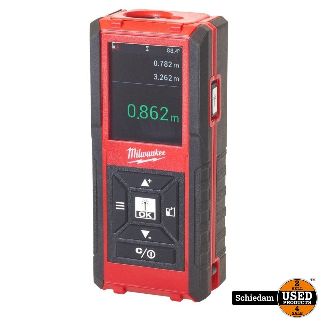 Milwaukee LDM 100 Laserafstandsmeter 100m  4933459278| NIEUW, Doe-het-zelf en Verbouw, Meetapparatuur, Milwaukee, Gebruikt, Support@milwaukee.com